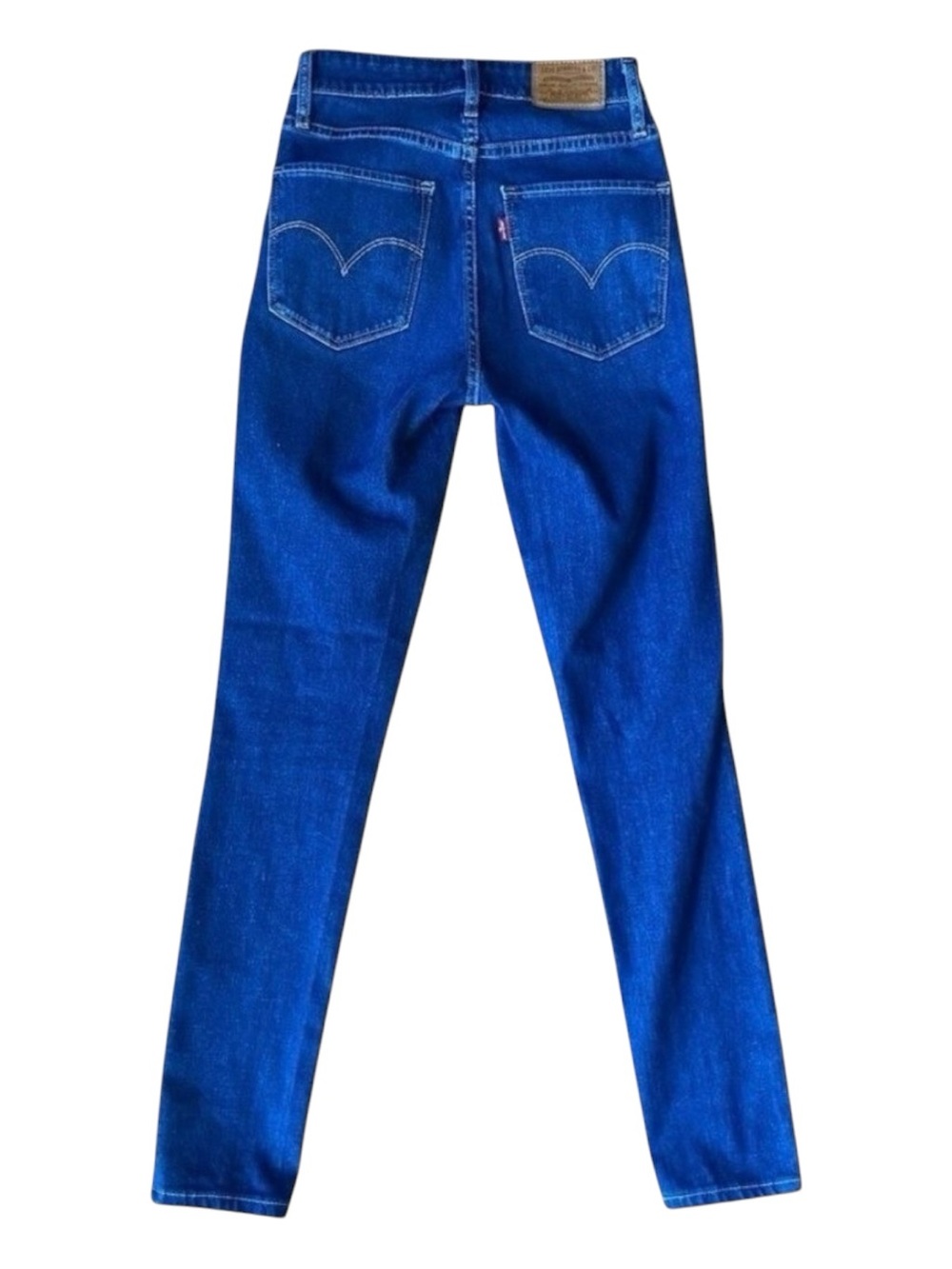 Levis 721 jeans high rise skinny Premium blue stretchy denim classic size 24